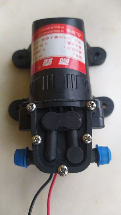 Bomba de água 12v. De diafragma, Nova