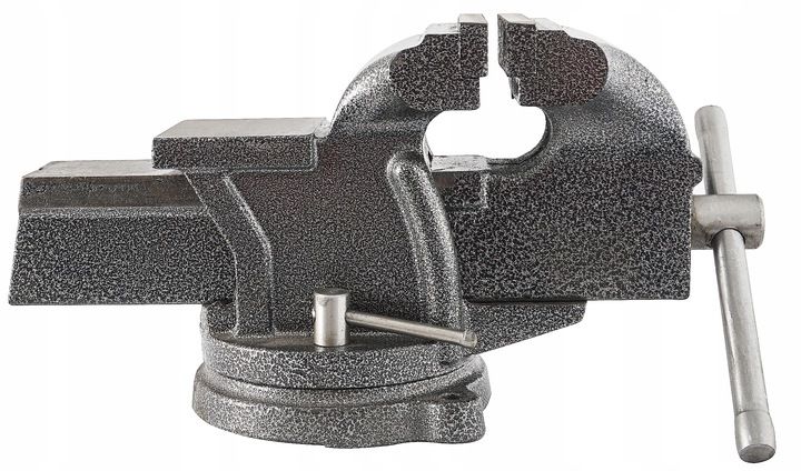 Imadło Ślusarskie Obrotowe Kowadłem Żeliwne 100mm