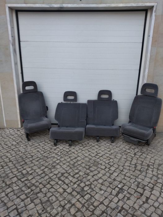 Bancos Honda CR-V 1ª Geração com Gaveta – Conjunto Completo