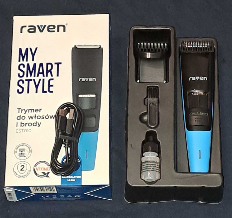 Trymer Raven EST010 do włosów i brody