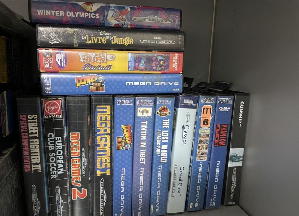 Coleção de jogos mega drive - aceito ofertas!