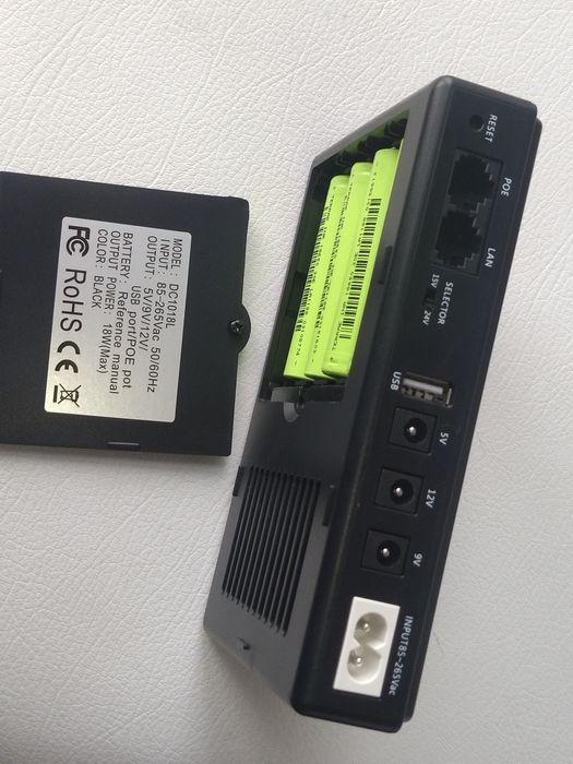 УПС ДБЖ Повер банк 12800 мА ! для інтернету роутера mini UPS DC1018L