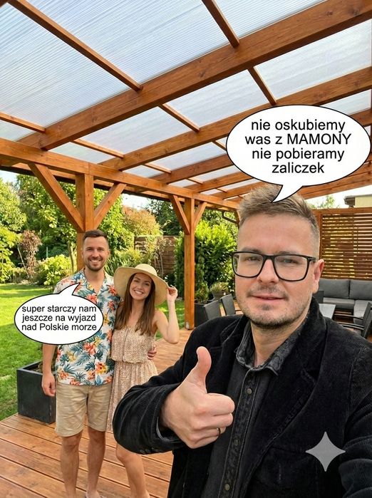 Zadaszenia tarasów pergole zabudowa tarasu