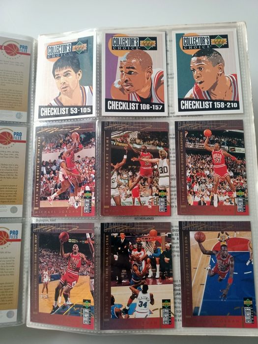 Kompletny Album kolekcjonerski NBA Upper Deck  94/95