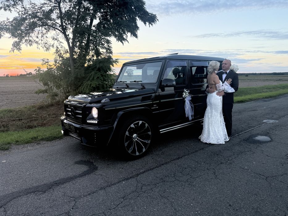 •••  Auto do Ślubu - Mercedes G klasa  G55 AMG 507 KM do Ślubu – Auto Ślubne – Samochod do Slubu - Terminy 2026/2027   •••