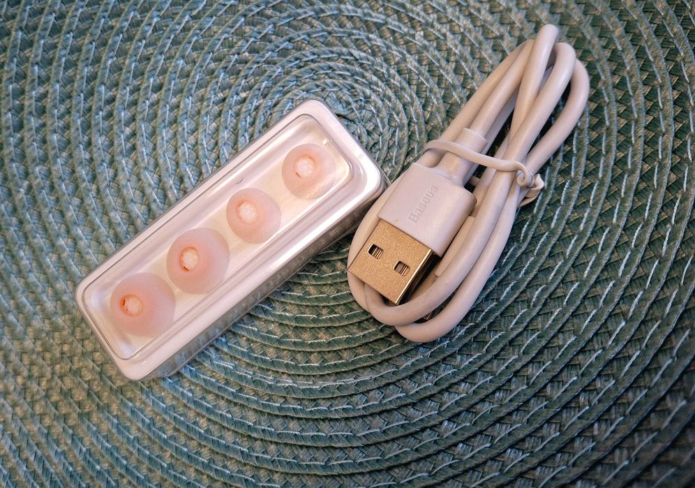 Słuchawki TWS Baseus Bowie M2, ANC białe