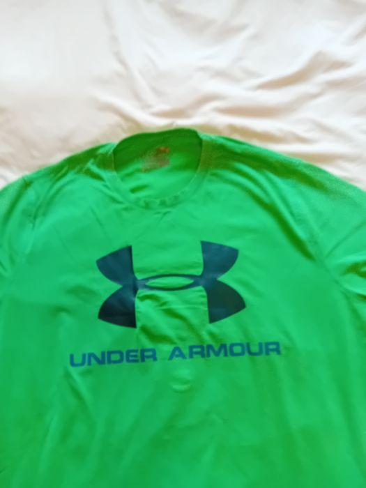 #Under Armour T-shirt zielony sportowy M