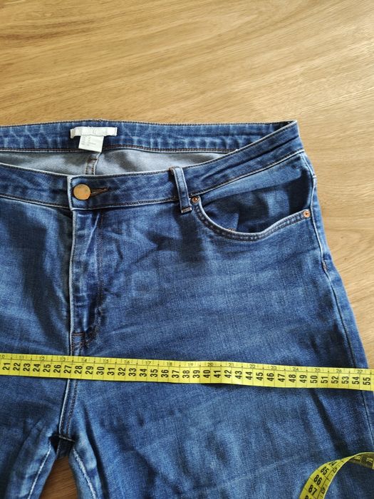 Spodnie jeansowe damskie slim stretch  h&m r.44