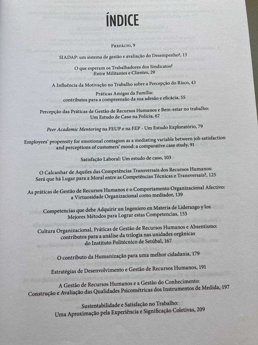 Investigação e Intervenção em Recursos Humanos Gestão para a Cidadania