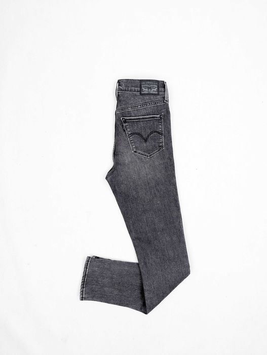 Levi's 312 shaping slim szare spodnie jeansowe jeansy 27 S