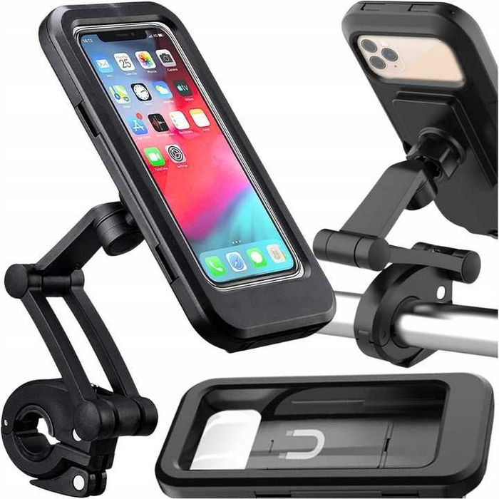 Uchwyt Rowerowy Motocyklowy na telefon Wodoodporny