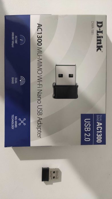 Placa de rede WiFi NANO USB D-link AC 1300