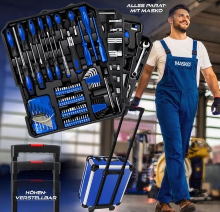 Walizka z narzędziami 969 elementów