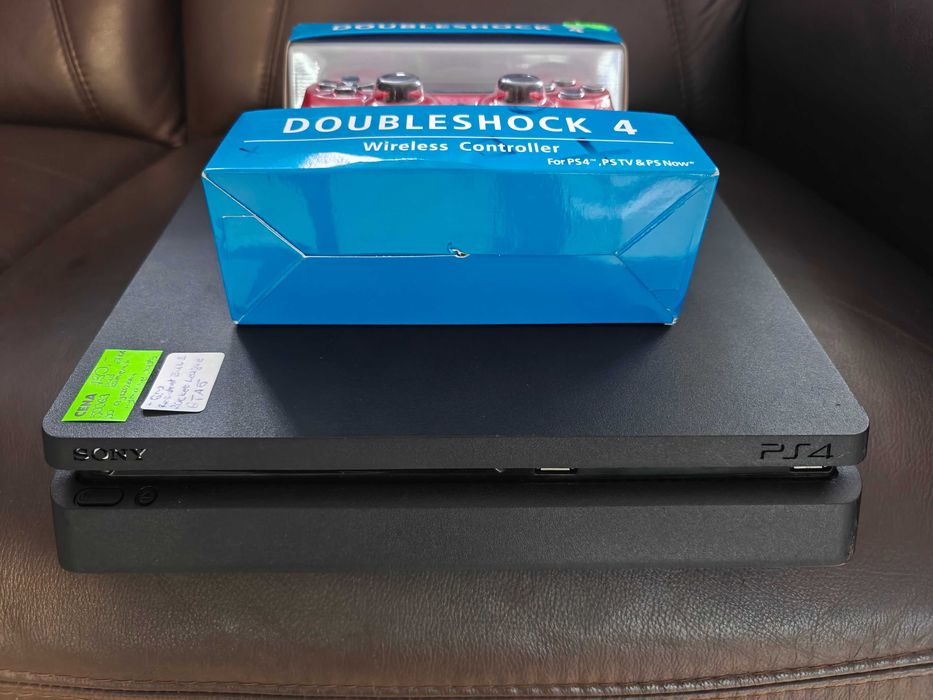 konsola PS4 Playstation 4 slim 500GB pad zamiennik po czyszczeniu