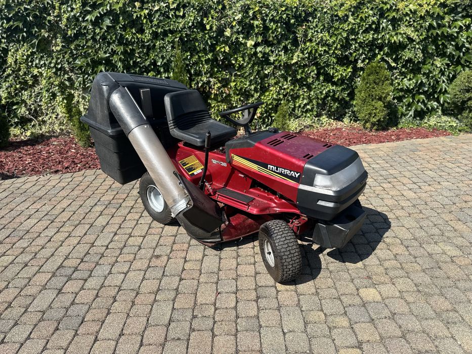 Traktorek kosiarka Murray 12/38 z koszem wyrzut boczny Briggs Sratton