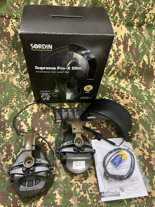 Активні навушники + кріплення карбон ТОП‼️ Sordin Supreme Pro-X Швеція