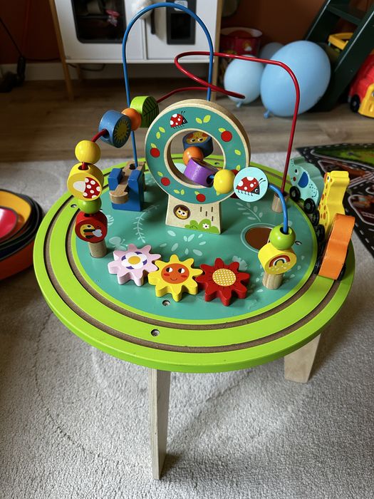 Tooky Toy drewniany stół aktywności