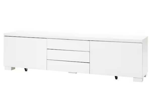 Móvel branco para TV