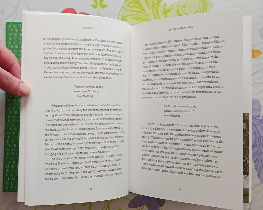 Setúbal - Bruno Vieira Amaral; e Lisboa - João de Melo; AUTOGRAFADOS