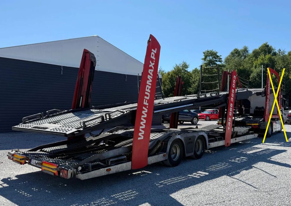 Lohr Przyczepa Naczepa Autotransporter Lohr Gotowa Do Pracy !