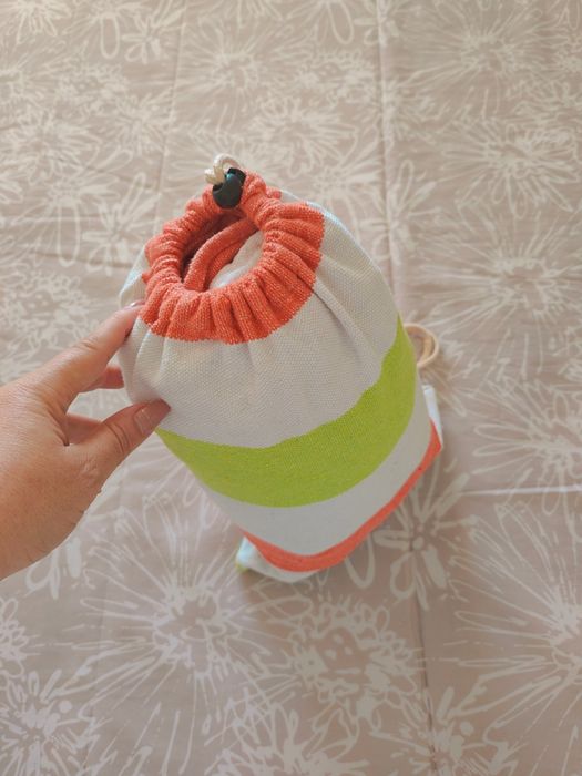 Cama "rede" em tecido