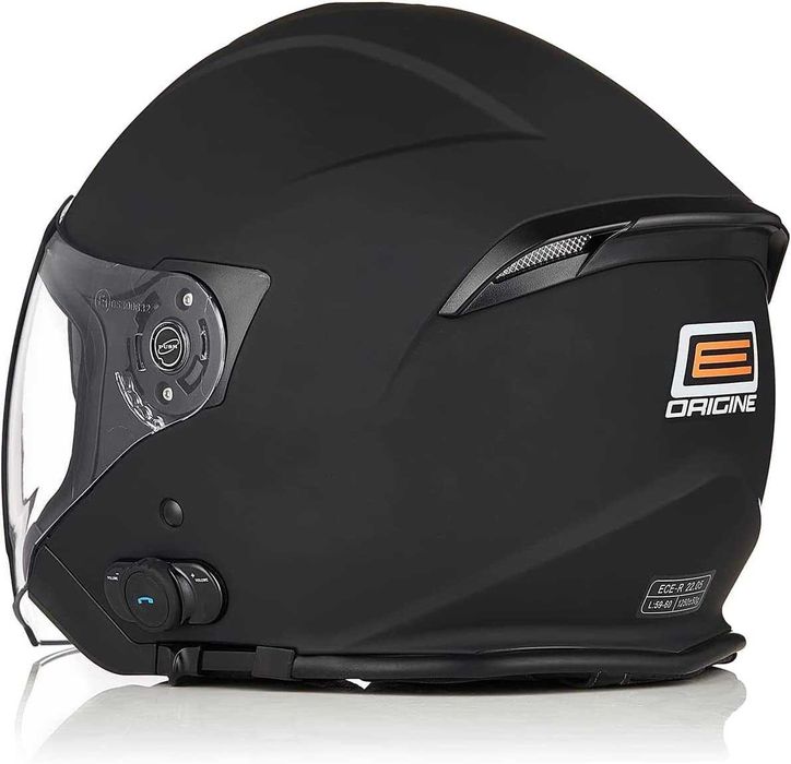 KASK Chopper Czarny MAT Jet XL + Intercom Mikrofon Słuchawka Bluetooth