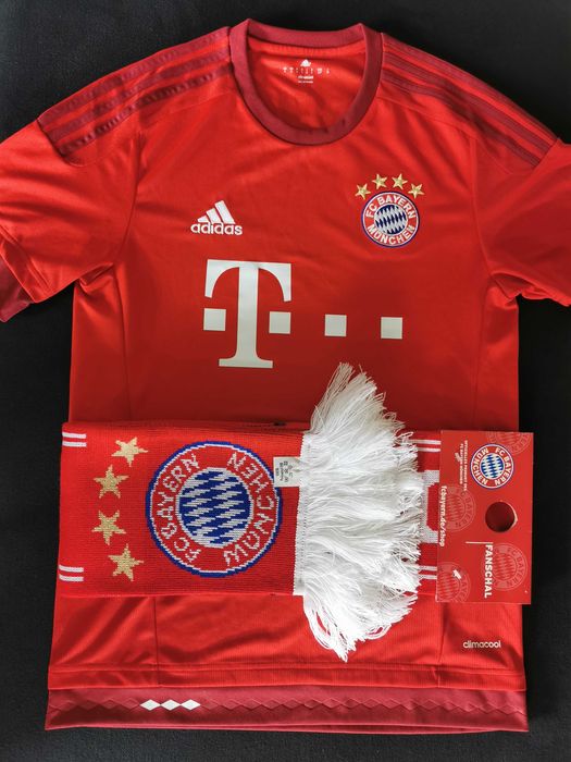 Bayern Monachium Lewandowski KOSZULKA + SZALIK 2015/2016 Dla pasjonata