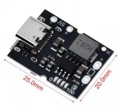 Мини модуль  Powerbank с Type-C входом и USB-A выходом 5V 2A Повербанк