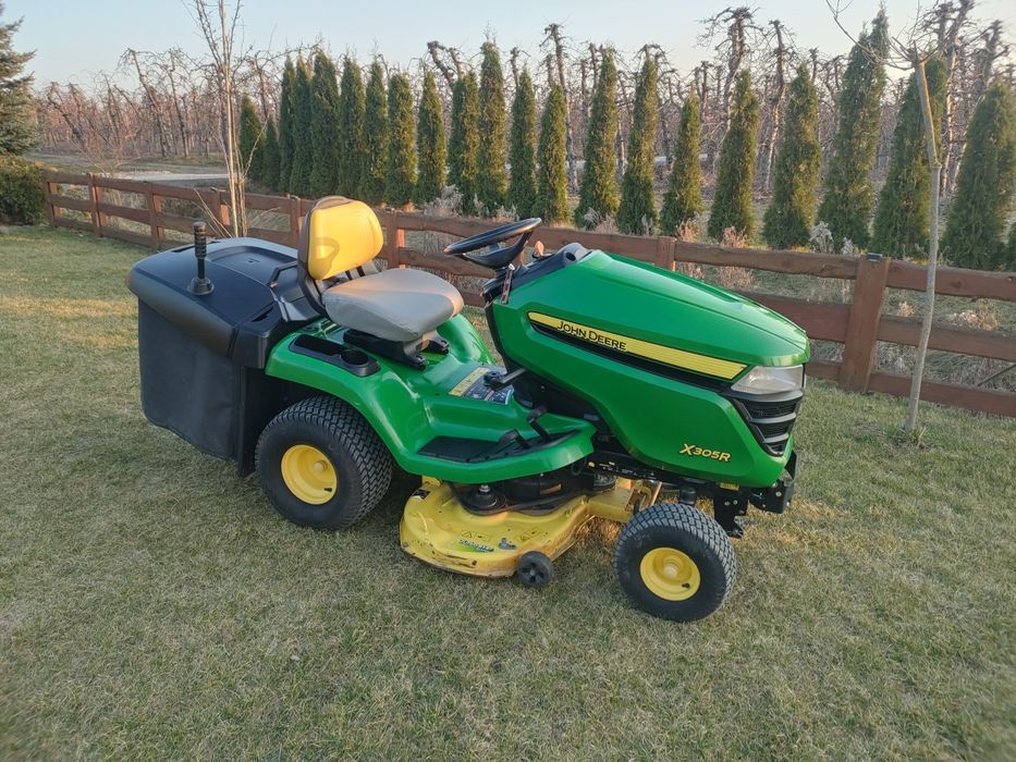 Traktorek / Kosiarka John Deere X305R . Silnik Kawasaki 17hp V-ka