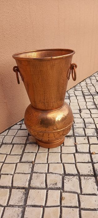 Jarrão grande em cobre/latão