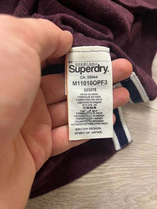 Мужская кофта лонгслив Superdry