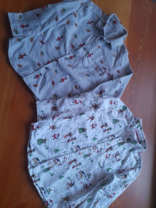 Сорочка, рубашка новорічна на 3-4 і 4-5 років