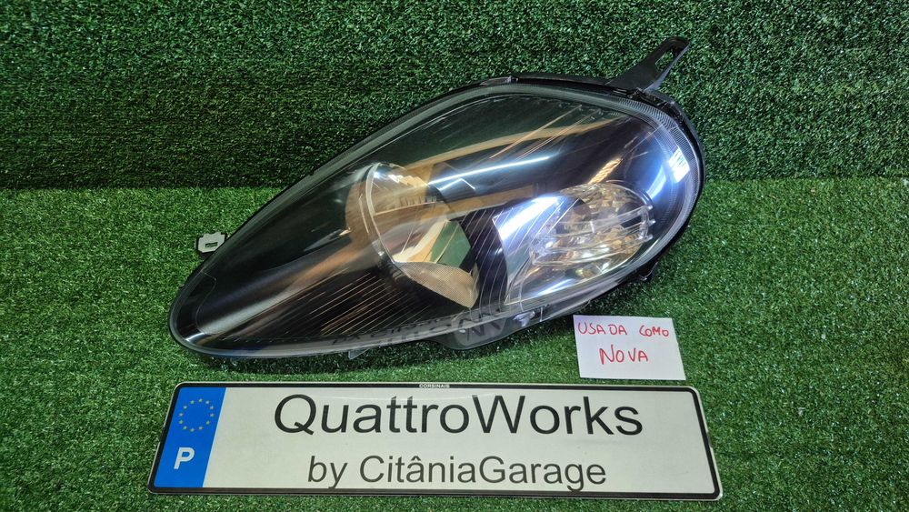 Otica Farol Esquerdo Fiat Grande Punto Punto Evo Abarth 199 2005 a 2012 Ref. 661-1147L-LDEM2 DEPO usada como nova