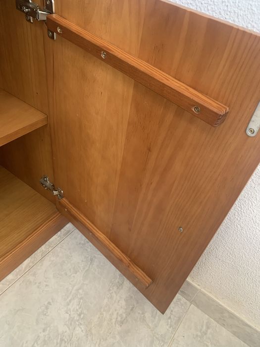 Estante livros madeira castanho pinho mel