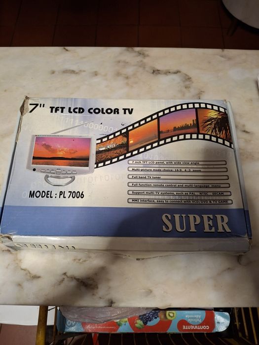 Tv TFT 7" cores modelo PL7006