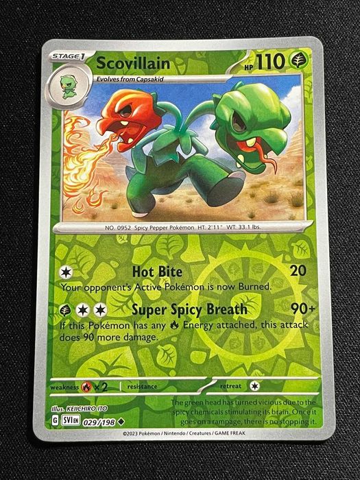 Carta Pokémon Scovillain 29/198 Scarlet & Violet