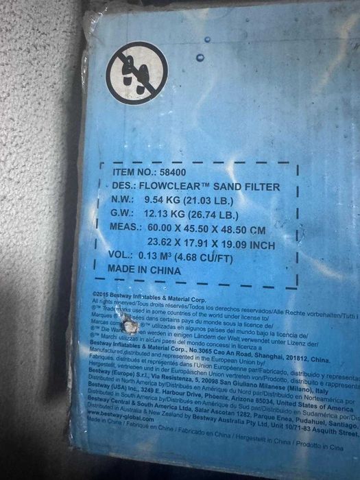 Bomba Filtro Piscina Bestway Flowclear Sand Filter Pump usada