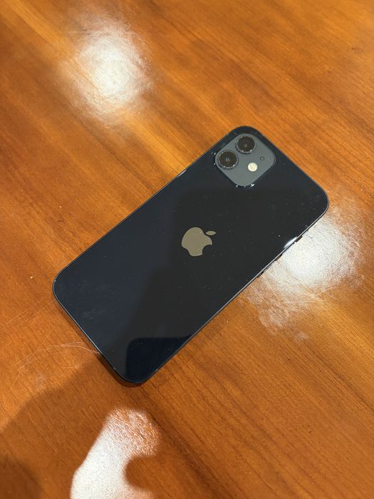 Iphone 12 preto com capas pelicula e carregador