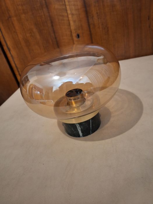 Lampa sufitowa kula, marmur