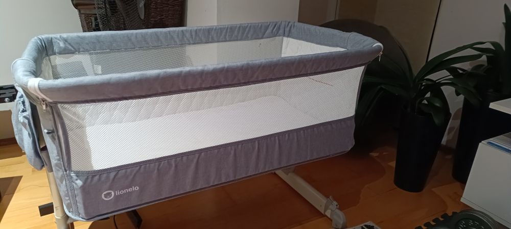 Lionelo, Theo, łóżeczko dostawne, Concrete