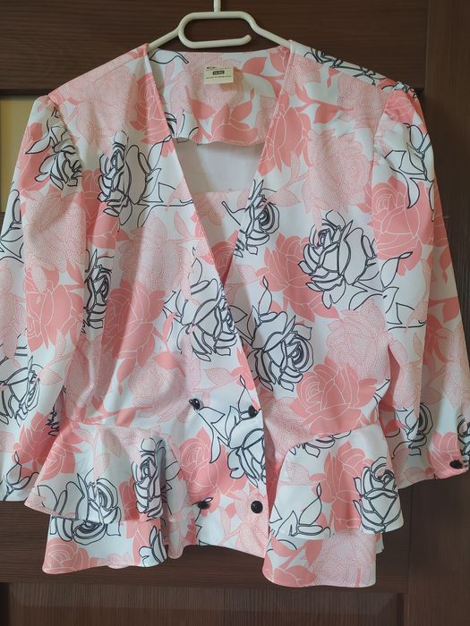 Dwie bluzki  vintage, retro 2 sztuki - rozm. 12