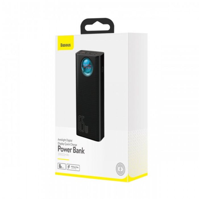 Baseus повербанк 65w  30000mAh + шнур для заряджання ноутбука