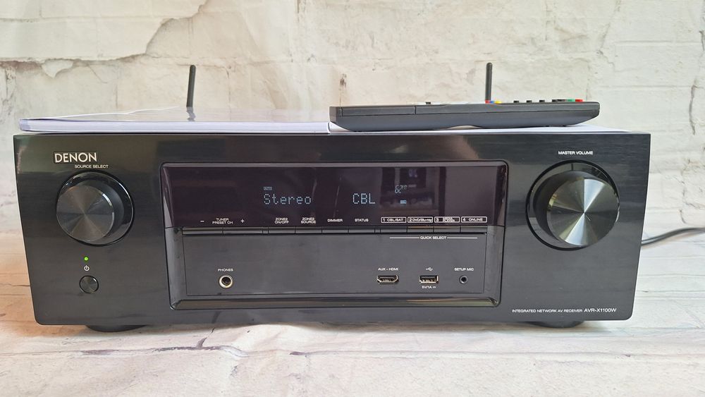 7.2 Denon AVR-X1100W Wi-fi  BT 4k/60p ARC Net radio spotify AirPlay