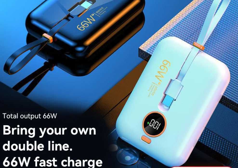 Power Bank 66 W 30000mAh Super szybki do iPhone Samsung
