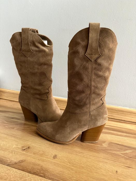 Kozaki skórzane Nessi