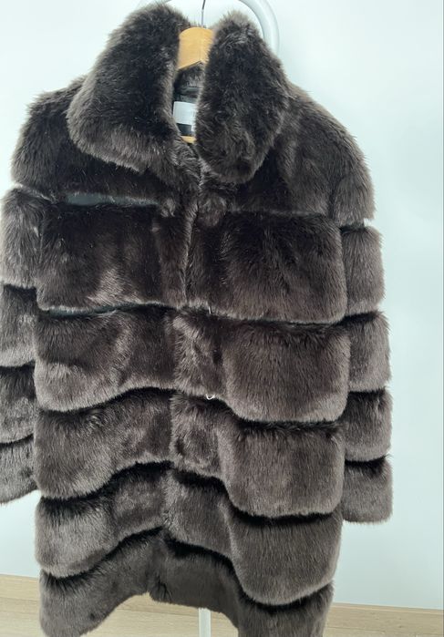 NOWE Futro czekoladowe BLU Philippa roz. M 38