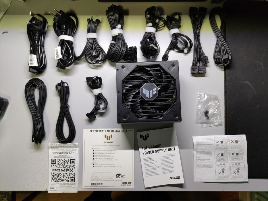 Блок живлення ASUS TUF-GAMING-750G PCIE5 750W Gold