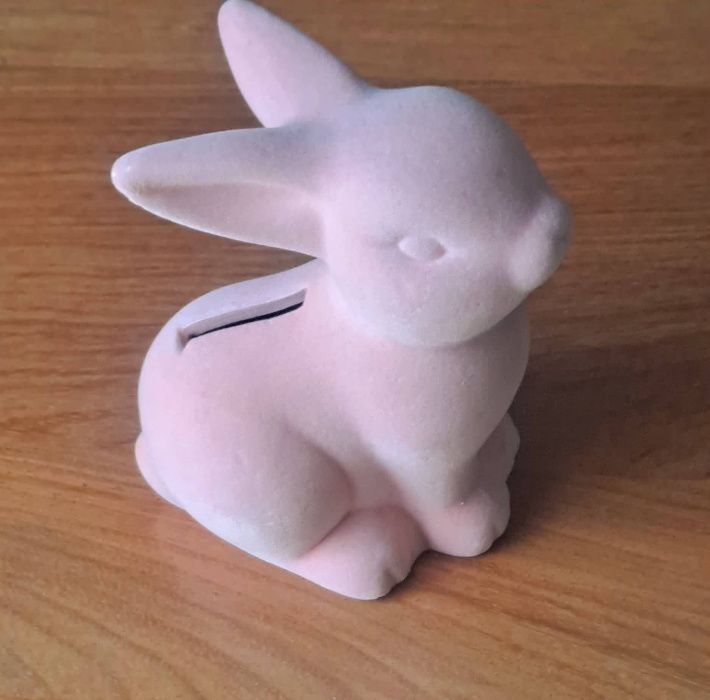 Mealheiro Coelhinho Cor de Rosa NOVO