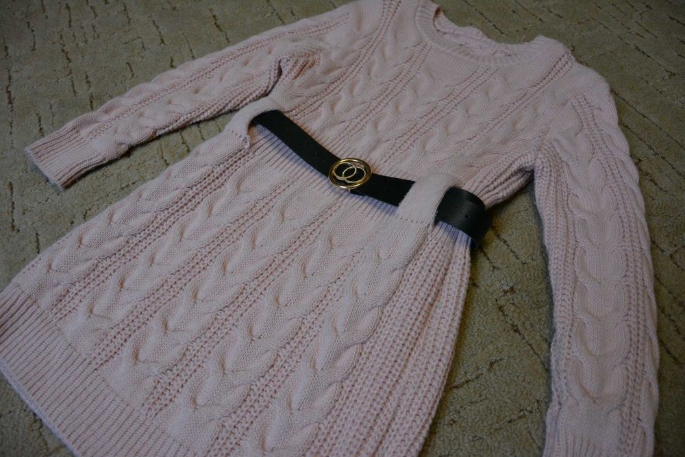 Sukienko tunika dla dziewczynki róż