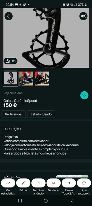 Acessórios para bicicletas oportunidades